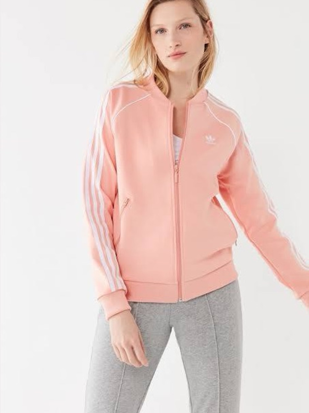 Adidas Originals Women’s Peach Iconic Superstar Track Jacket Size Small